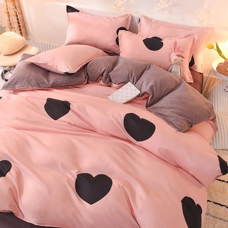 Color Hearts Bedding Sets - Casatrail.com