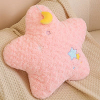 Thumbnail for Colorful Plush Moon Star Pillow - Casatrail.com