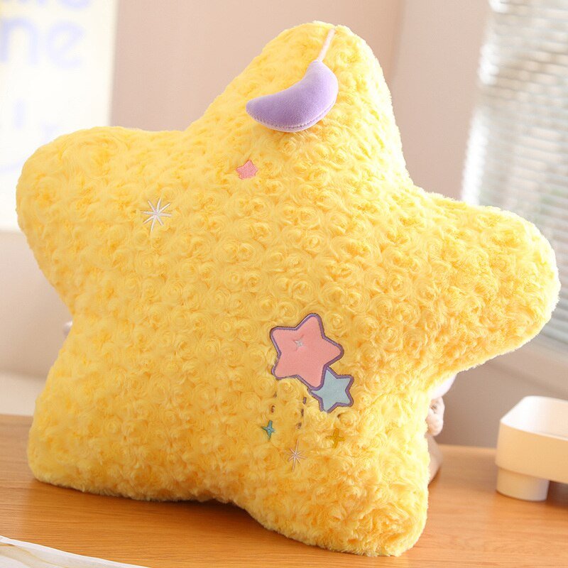 Colorful Plush Moon Star Pillow - Casatrail.com