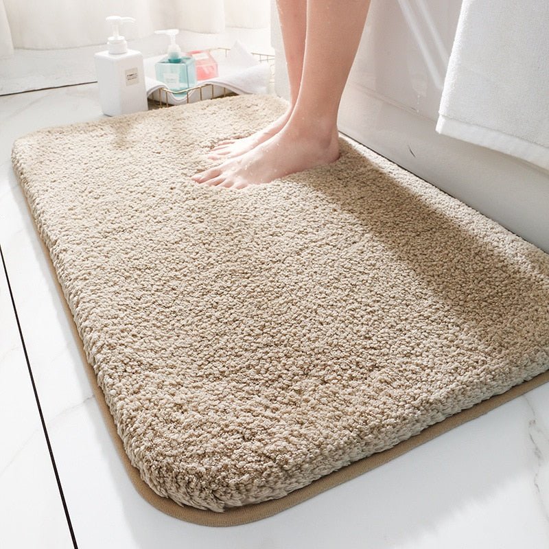 Comfortable and Soft Bath Mats with Super Thick Fluff Fiber for Bathroom - Casatrail.com