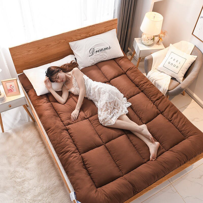 Comfortable Fold Single Double Tatami Mattress - Thick 10cm Topper for Adults in Twin, Queen, King Size - Casatrail.com