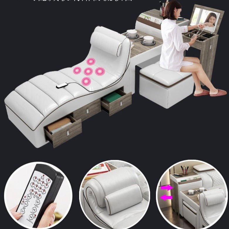 Comfortable Massage Leather Bed Frame - Casatrail.com