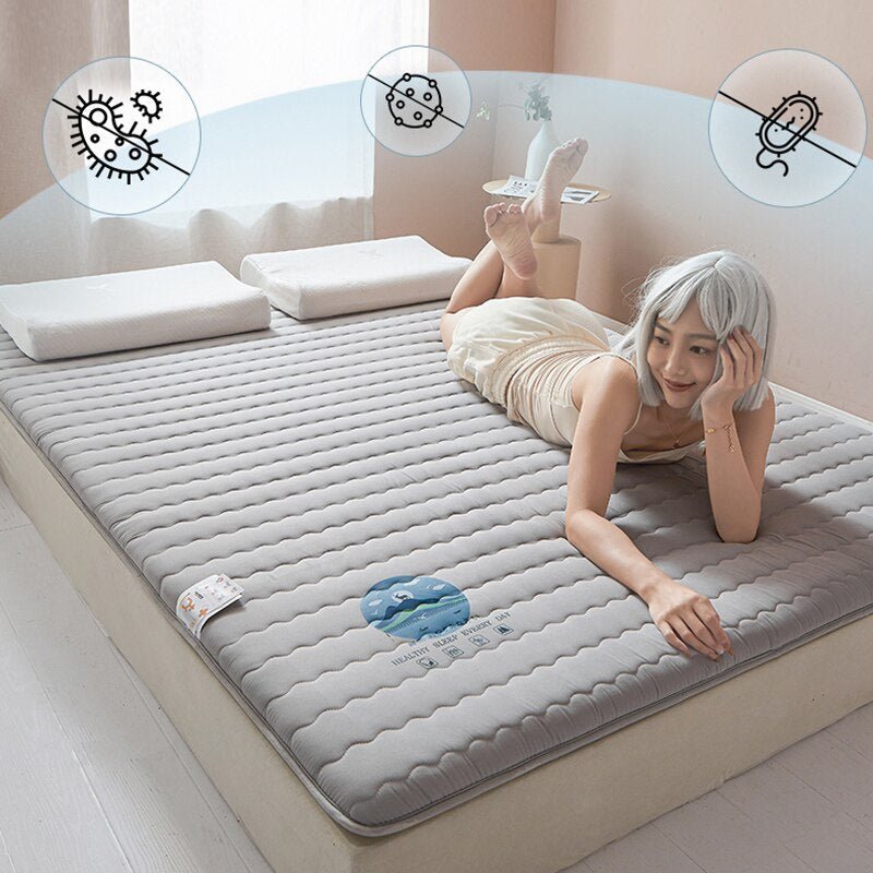 Comfortable Mattress Topper - 5CM Soft Antibacterial Cushion - Casatrail.com