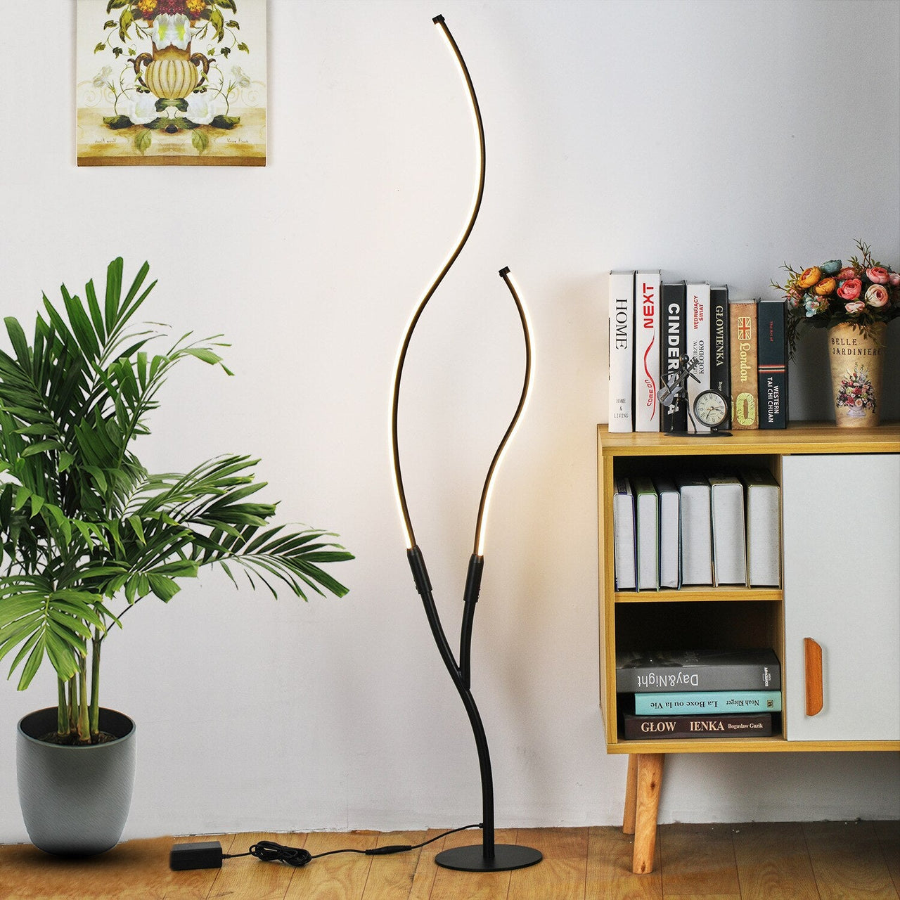 Contemporary LED Tree Branch Floor Lamp - Casatrail.com