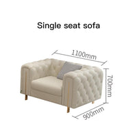 Thumbnail for Contemporary Minimalist Chesterfield Sofa - Casatrail.com