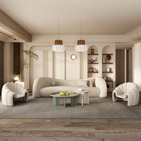Thumbnail for Convertible Luxury Nordic Wood Sofa - Casatrail.com
