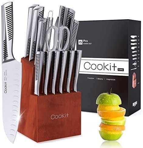 Cookit 15 - Piece Kitchen Knife Set - Casatrail.com