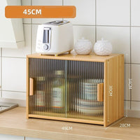 Thumbnail for Corner Glass Display Buffet Sideboard - Casatrail.com