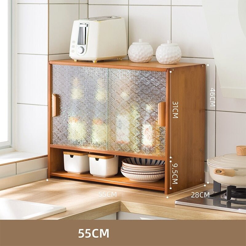 Corner Glass Display Buffet Sideboard - Casatrail.com