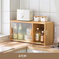 Thumbnail for Corner Glass Display Buffet Sideboard - Casatrail.com