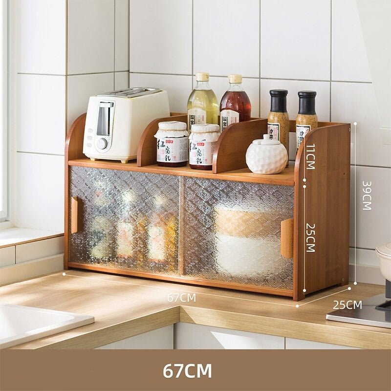 Corner Glass Display Buffet Sideboard - Casatrail.com