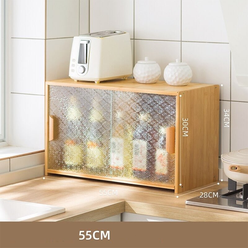 Corner Glass Display Buffet Sideboard - Casatrail.com