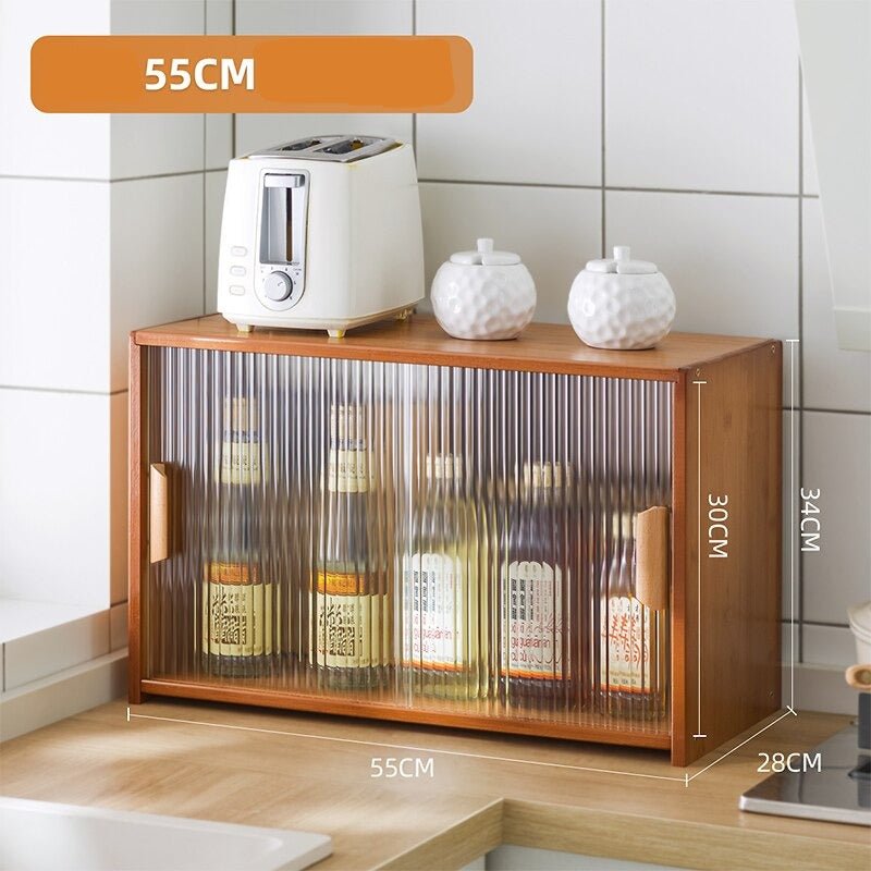 Corner Glass Display Buffet Sideboard - Casatrail.com