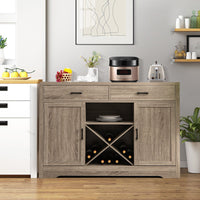 Thumbnail for Costway Farmhouse Wooden Storage Buffet Cabinet - Casatrail.com