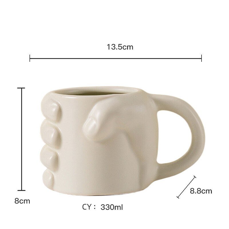 Couples Ceramics Milk Mug Coffee Cup - Casatrail.com