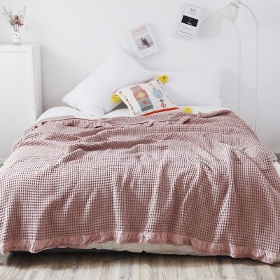 Cozy Summer Ruffles Blanket - 100% Cotton - Casatrail.com