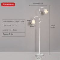 Thumbnail for Cream Wind Floor Lamp - Versatile Home Lighting - Casatrail.com