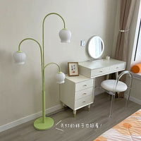 Thumbnail for Cream Wind Floor Lamp with Lily of the Valley Design - Casatrail.com