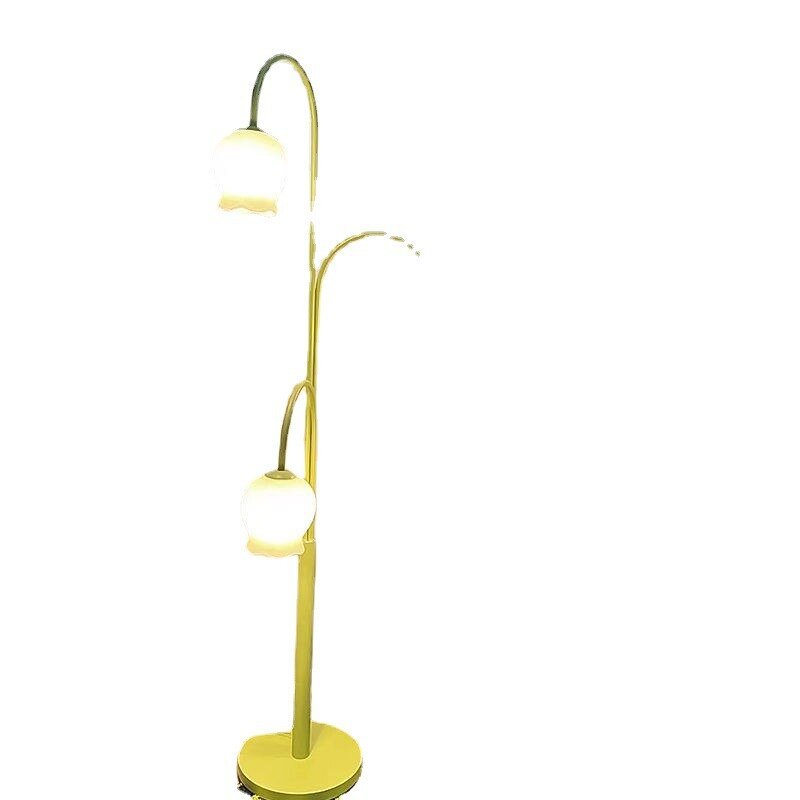 Cream Wind Floor Lamp with Lily of the Valley Design - Casatrail.com