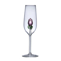 Thumbnail for Creative 3D Rose Champagne Flute - Casatrail.com