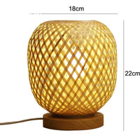 Thumbnail for Creative Bamboo LED Night Lamp for Bedroom Decor - Casatrail.com