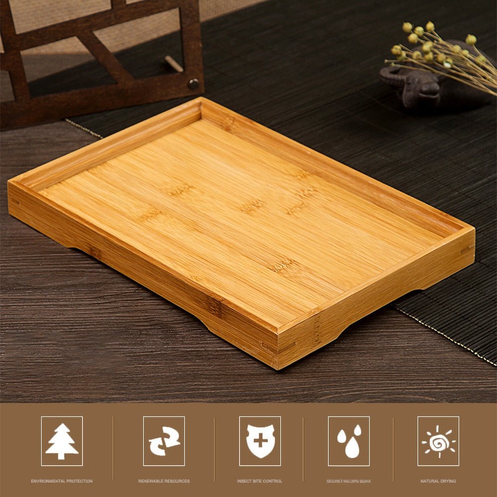 Creative Bamboo Wood Tray - Casatrail.com