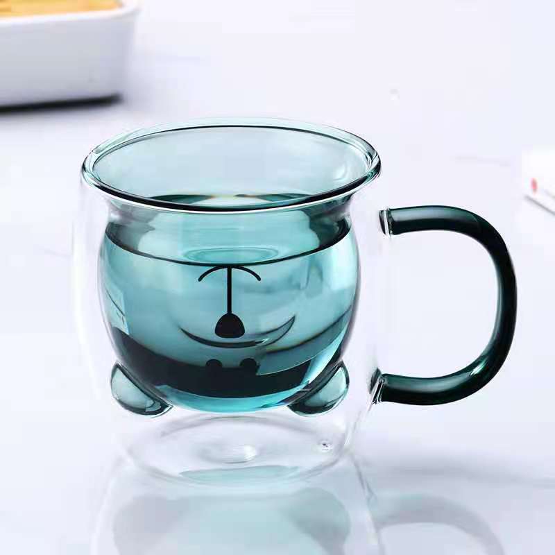 Creative Bear Glass Mug - 250ml - Casatrail.com