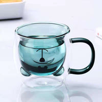 Thumbnail for Creative Bear Glass Mug - 250ml - Casatrail.com