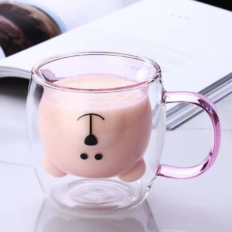 Creative Bear Glass Mug - 250ml - Casatrail.com