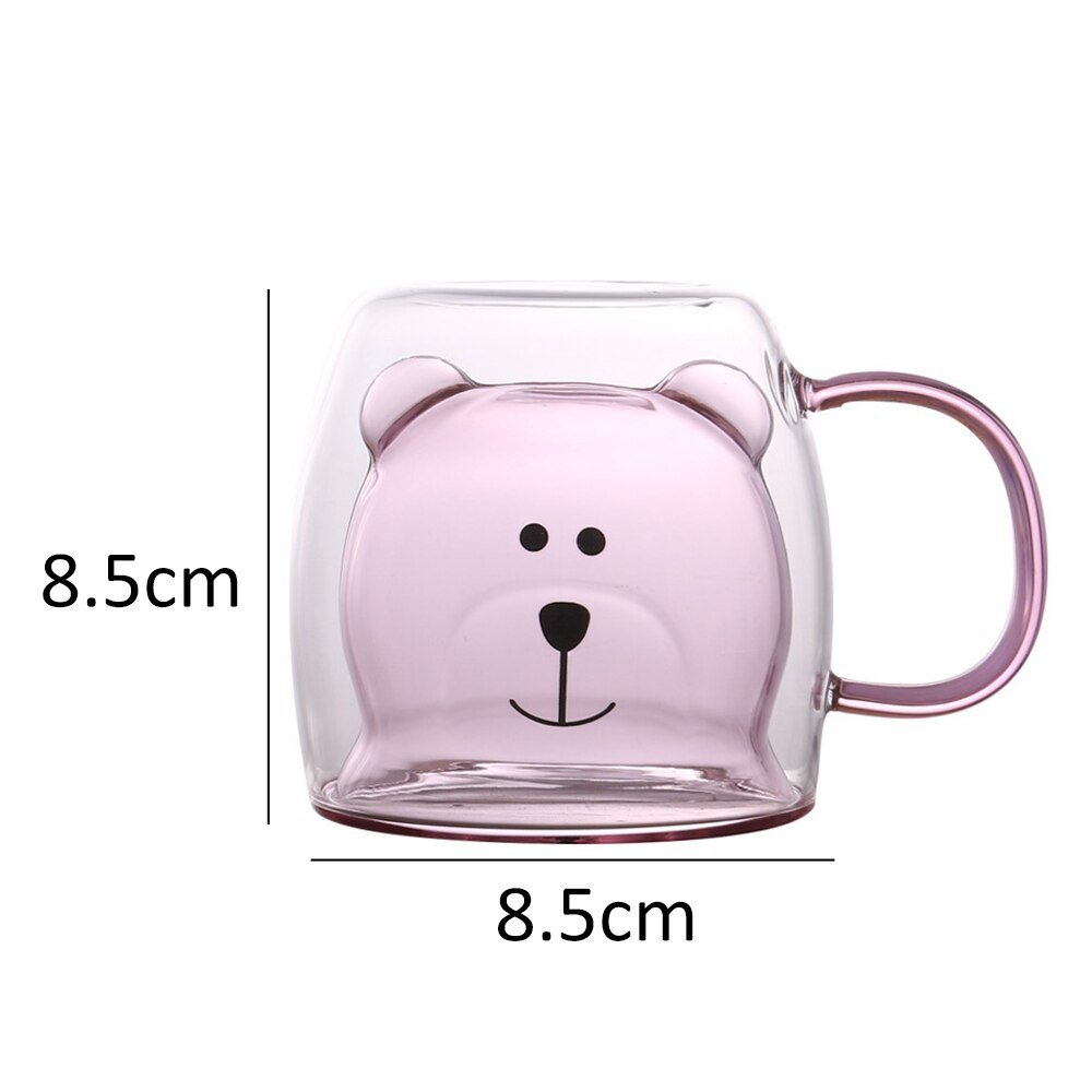 Creative Bear Glass Mug - 250ml - Casatrail.com