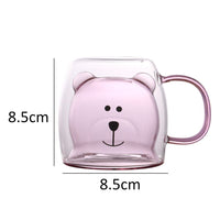 Thumbnail for Creative Bear Glass Mug - 250ml - Casatrail.com