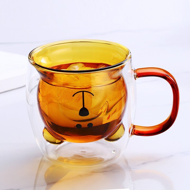 Creative Bear Glass Mug - 250ml - Casatrail.com