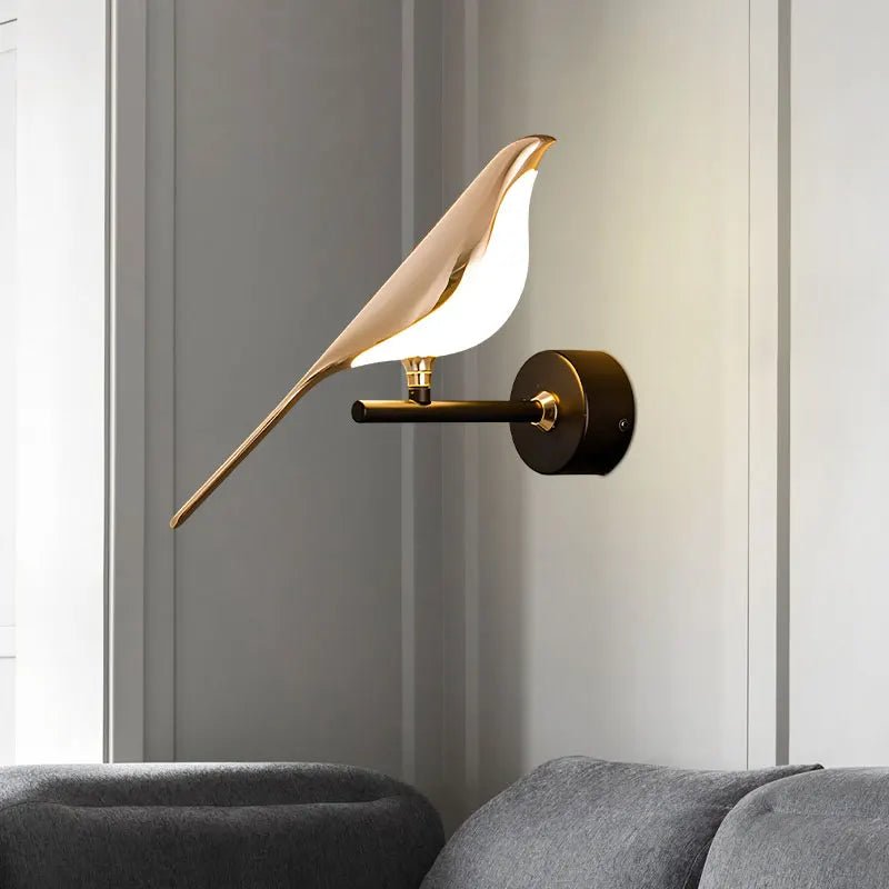 Creative Bird Rotatable LED Wall Lamp with Touch Switch - Casatrail.com