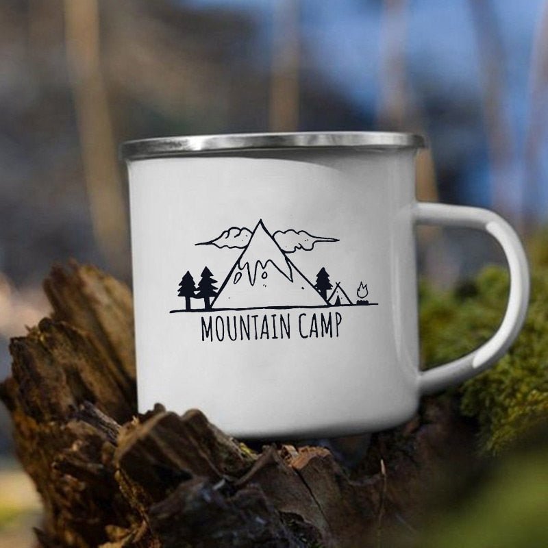 Creative Camping Enamel Mug for Coffee and Tea - Casatrail.com