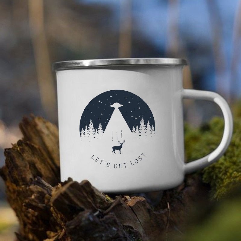 Creative Camping Enamel Mug for Coffee and Tea - Casatrail.com