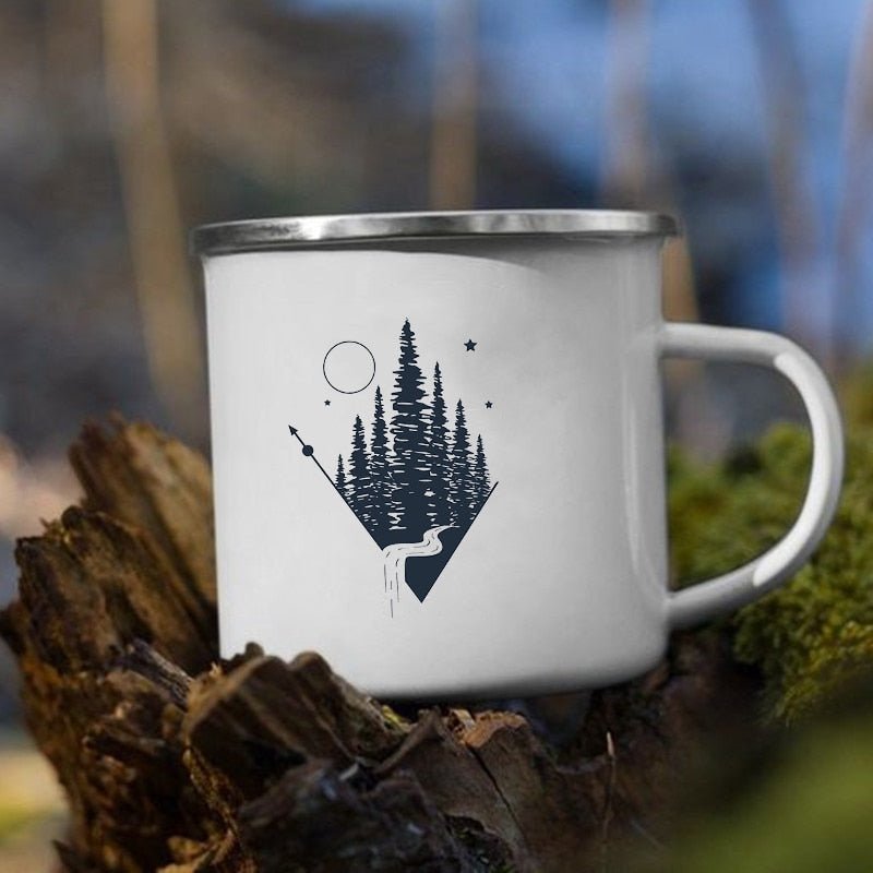 Creative Camping Enamel Mug for Coffee and Tea - Casatrail.com