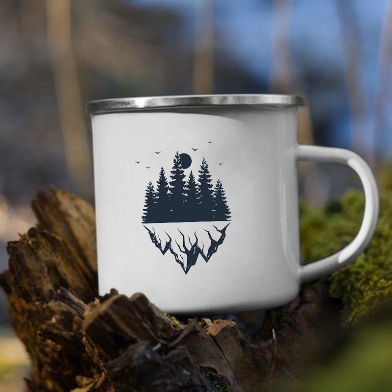 Creative Camping Enamel Mug for Coffee and Tea - Casatrail.com