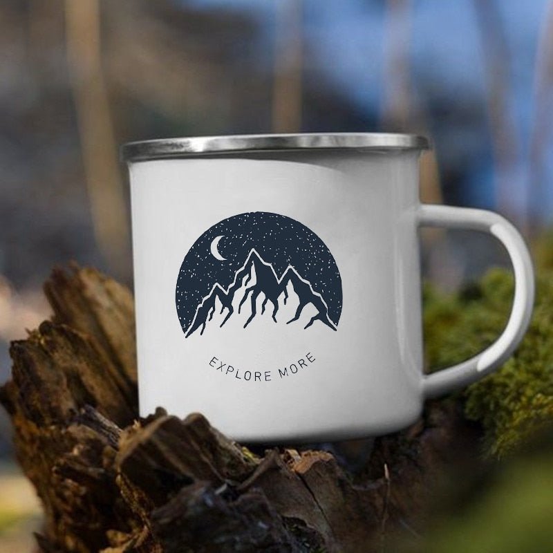 Creative Camping Enamel Mug for Coffee and Tea - Casatrail.com