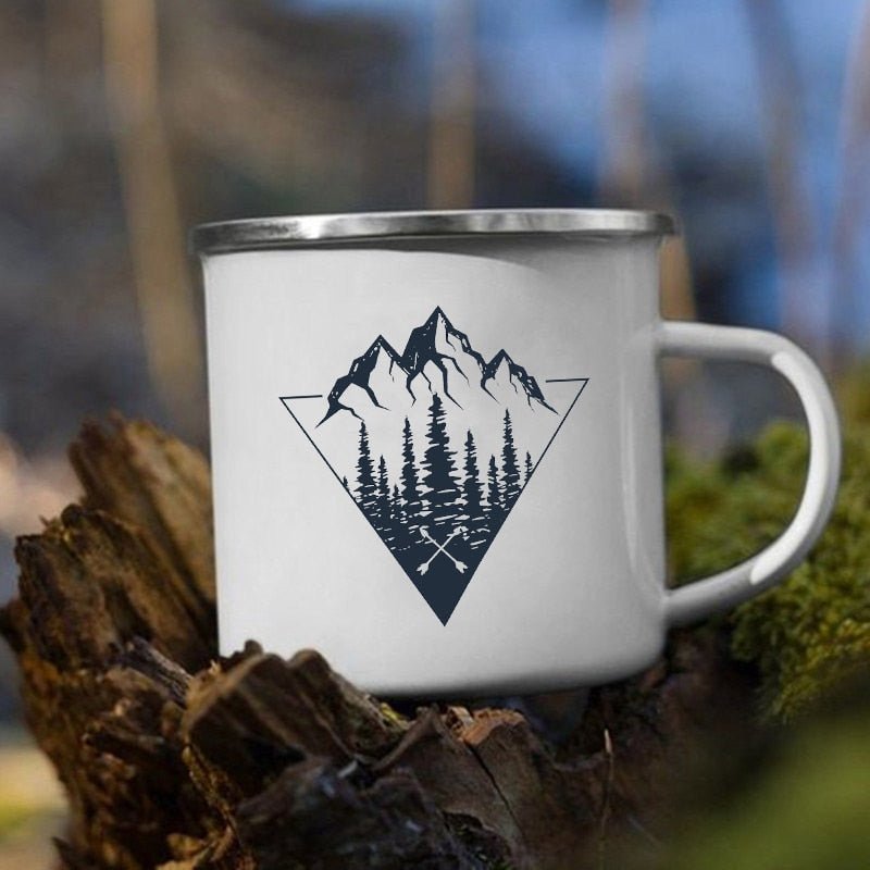 Creative Camping Enamel Mug for Coffee and Tea - Casatrail.com