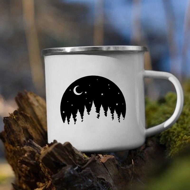 Creative Camping Enamel Mug for Coffee and Tea - Casatrail.com