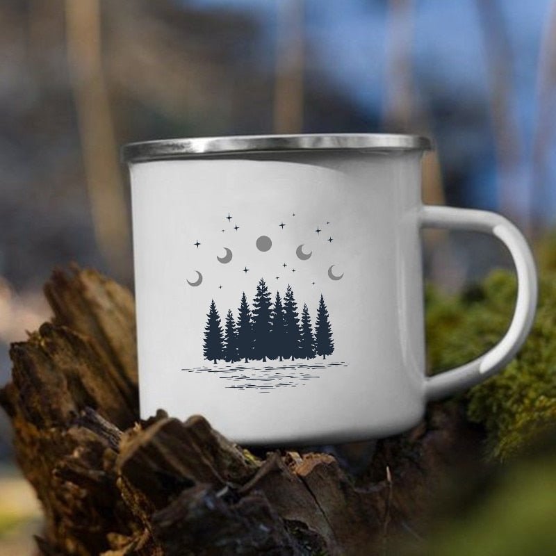 Creative Camping Enamel Mug for Coffee and Tea - Casatrail.com