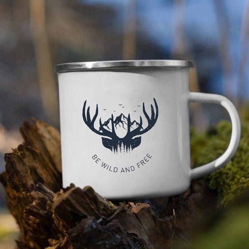 Creative Camping Enamel Mug for Coffee and Tea - Casatrail.com