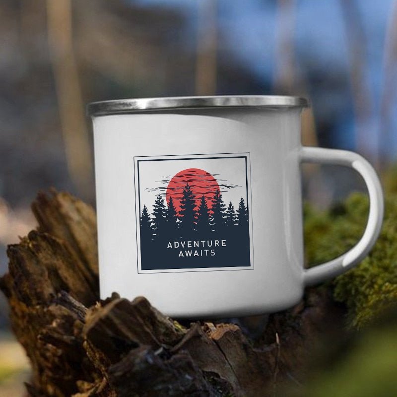 Creative Camping Enamel Mug for Coffee and Tea - Casatrail.com