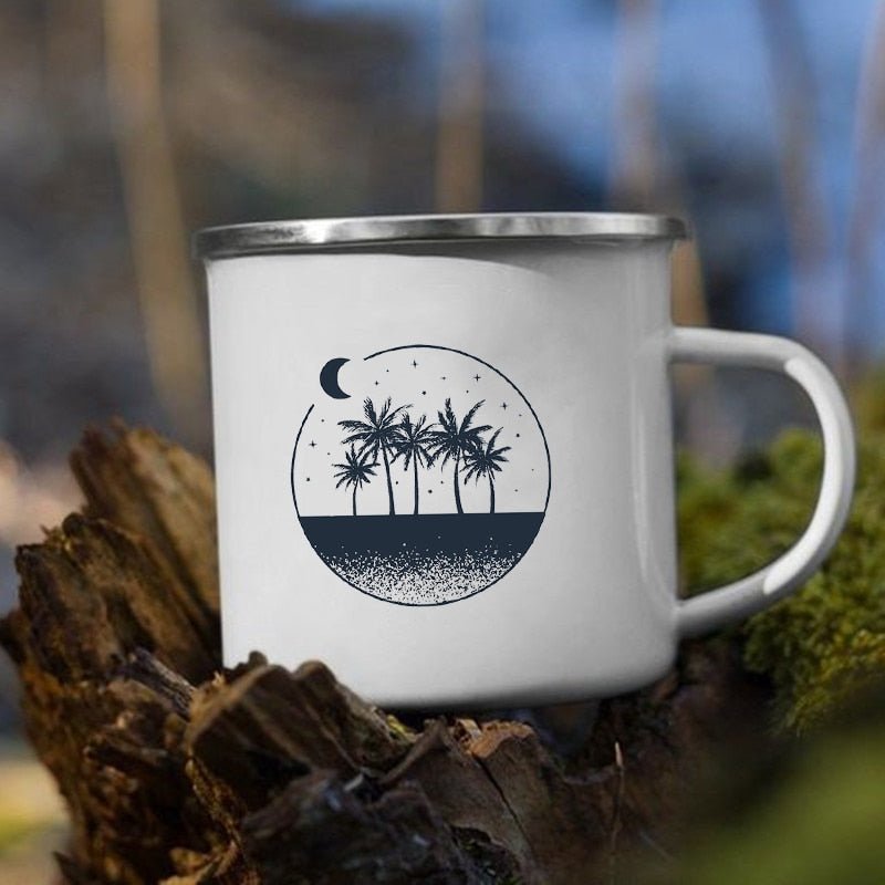 Creative Camping Enamel Mug for Coffee and Tea - Casatrail.com