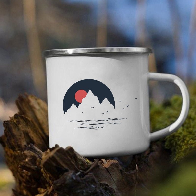 Creative Camping Enamel Mug for Coffee and Tea - Casatrail.com