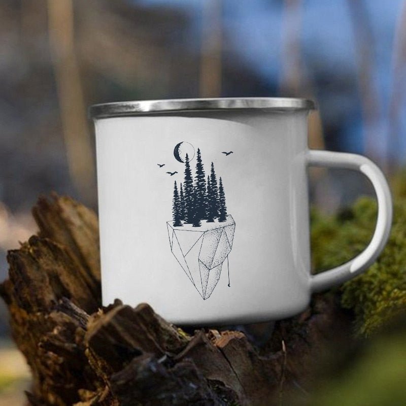 Creative Camping Enamel Mug for Coffee and Tea - Casatrail.com