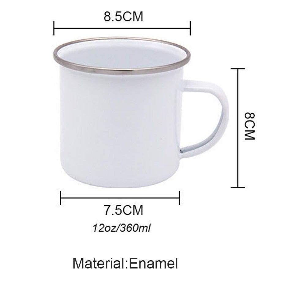 Creative Camping Enamel Mug for Coffee and Tea - Casatrail.com