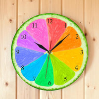 Thumbnail for Creative Citrus Rainbow Wall Watch - Casatrail.com