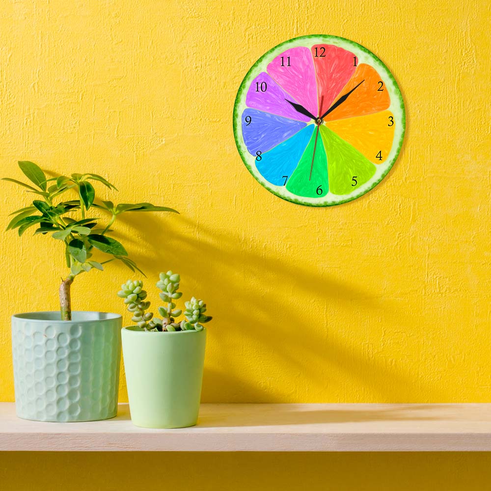 Creative Citrus Rainbow Wall Watch - Casatrail.com