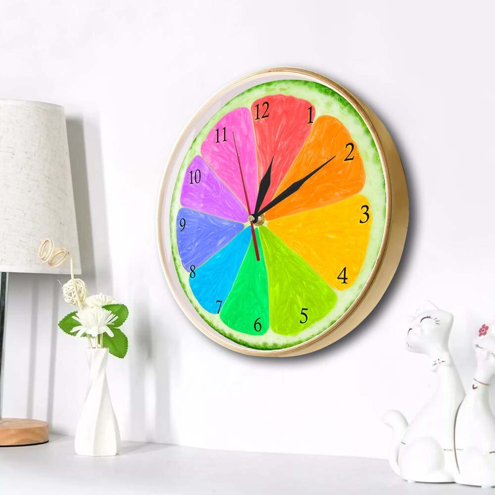 Creative Citrus Rainbow Wall Watch - Casatrail.com